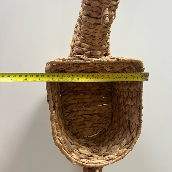 Woven Dinosaur Basket - Nursery Decor of Plant Holder - Picture 8 of 8